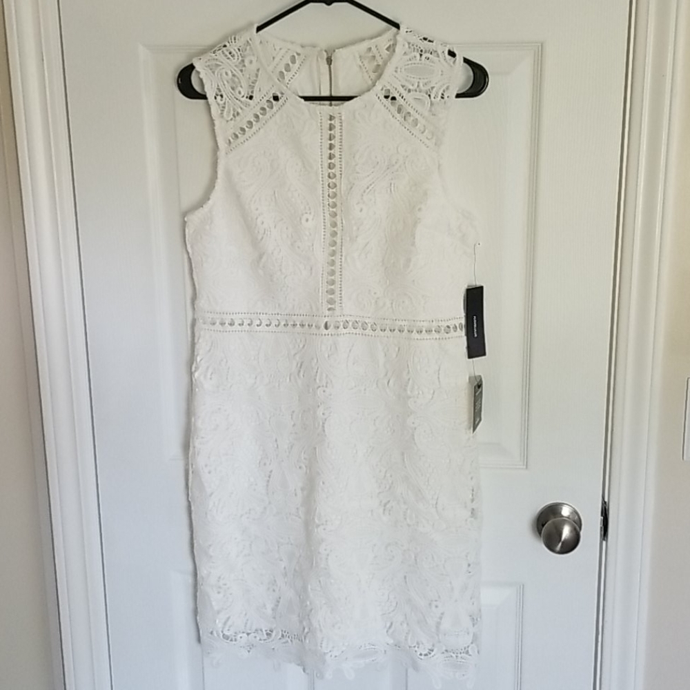 NWT VERY CUTE white lace dress